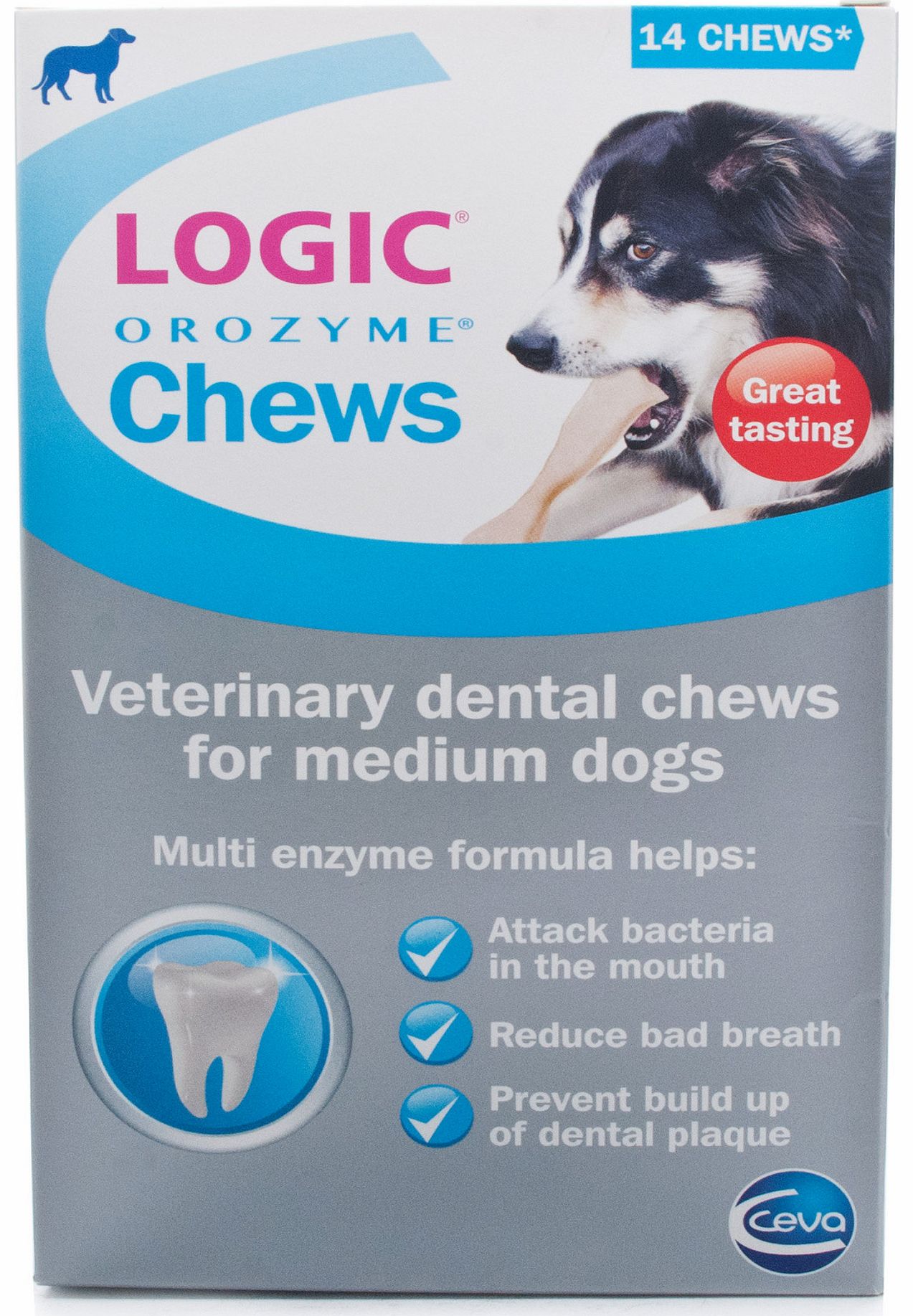 Logic . Orozyme Chews Medium For Dogs 10kg30kg review, compare prices, buy online