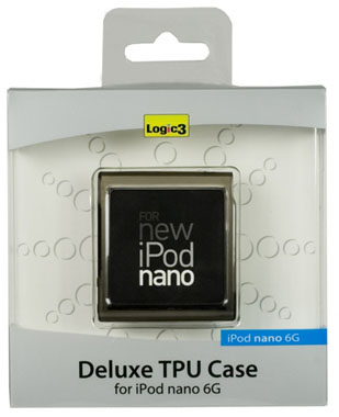 LOGIC 3 Deluxe TPU Case for iPod nano 6G - Black