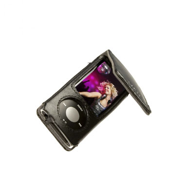 logic 3 Leather Flip Case for iPod nano 5G