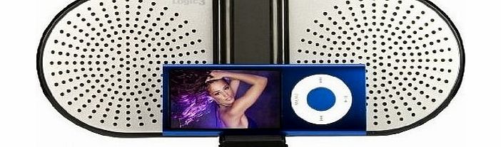 Logic 3 Logic3 IPS006S i-StationGO Compact Folding Speaker for iPod and MP3 player - Silver