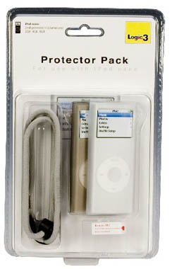 logic 3 Protector Kit for iPod nano - Black and