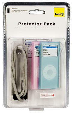 logic 3 Protector Kit for iPod nano - Blue and