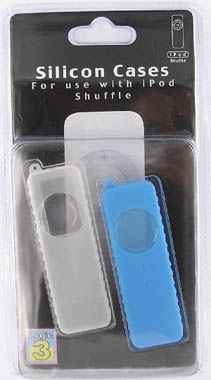 Logic 3 Silicon Cases for iPod shuffle - Twin
