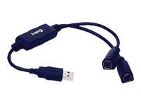Logic 3 USB to 2x PS/2 Adapter - Ideal For Laptop users