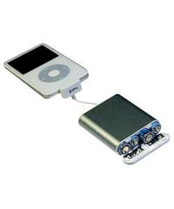 Logic3 External Battery Pack For iPod With Aluminium Casing