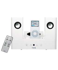 Logic3 i-Station White 7 iPod Speaker System