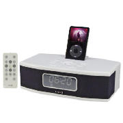 Logic3 iStation MIP190 iPod Clock Radio (White)