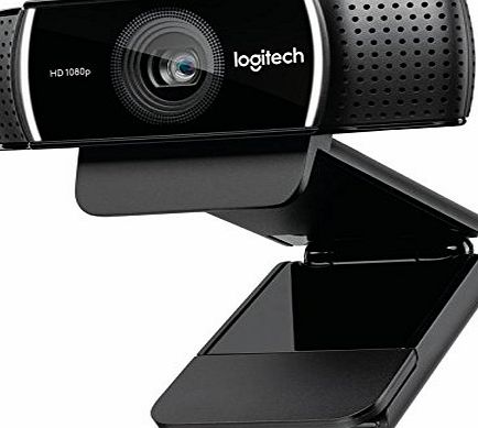 Logitech C922 Pro Stream Full HD Webcam with Mic and Adjustable Tripod - Black