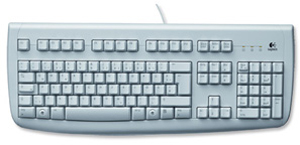 logitech Deluxe 250 Keyboard PS/2 - Sea Grey