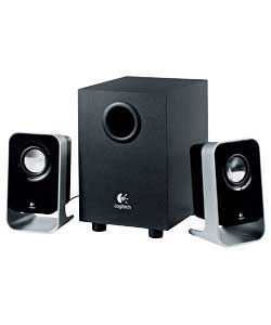 logitech LS21 2.1 Black Speakers