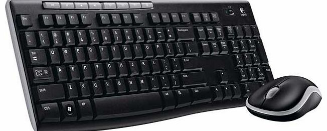 MK270 Wireless Mouse and Keyboard Deskset