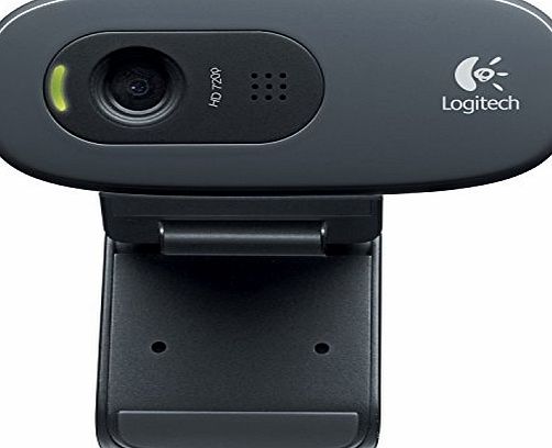 Logitech PC Camera - Logitech HD Webcam C270 Webcam HD with built-in microphone compatible Skype/MSN/Facebook(black)