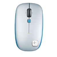 Logitech V550 Nano Cordless Laser Mouse blue/grey