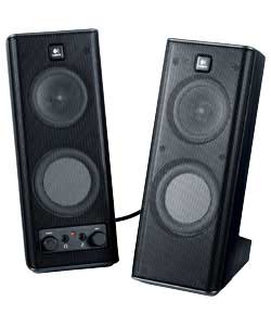 logitech X140 2.0 Black Speakers