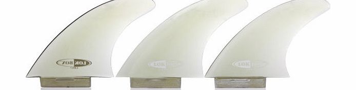 Lokbox X7 Smoke Tri Fin Set - Small/ Medium
