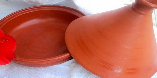 loliv genuine traditional large natural clay cookable tagine made by le souk