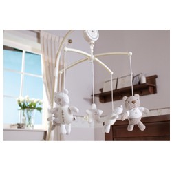 Lollipop Lane Biscotti Bear Musical Cot Mobile