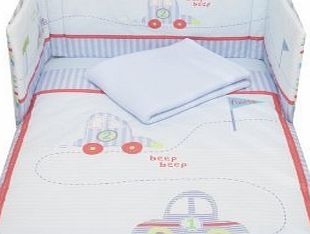 Lollipop Lane Deluxe Quality Liquorice Corner Beep amp; Brum Bedding Bale (4-Piece)