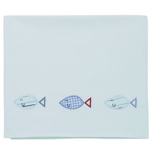 Fish and Chips - Cot/Cotbed Flat Sheet