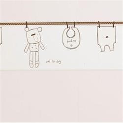 Lollipop Lane Out to Dry Wallpaper Border