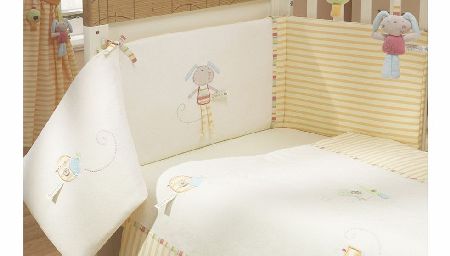 Lollipop Lane Pumpkin and Popsicle Cot Bumper