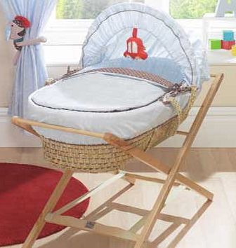 Lollipop Lane Speedy Pup Moses Basket - Palm