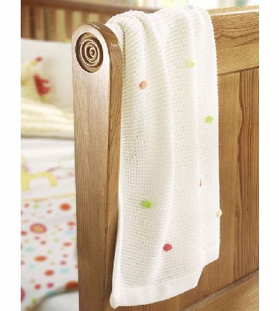 Lollipop Lane Tiddly Wink Safari Knitted Blanket