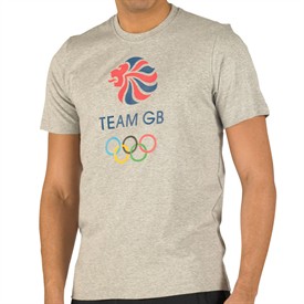 Mens Team GB Rings T-Shirt Medium