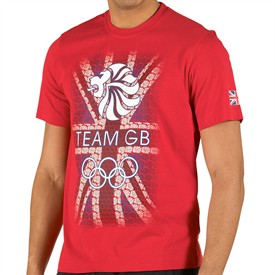 Mens Team GB UJ T-Shirt Red