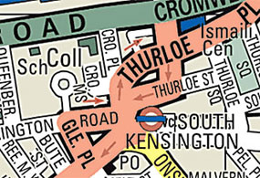 London 255 Piece Jigsaw Map Puzzle