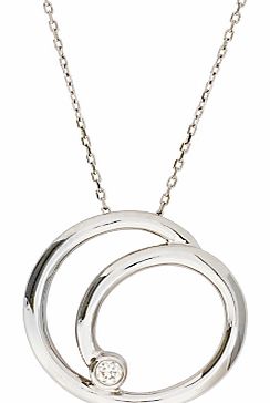 London Road 9ct White Gold Diamond Circle