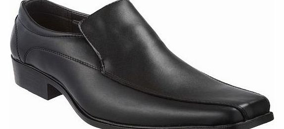 Mens Slip On Leather Formal Business Shoes Size 6 to 11 UK WORK CASUAL SCHOOL (MENS 9 UK)