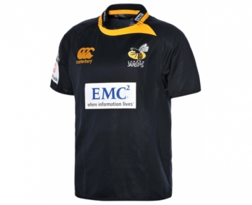 CANTERBURY Wasps Home Pro Junior Rugby Shirt