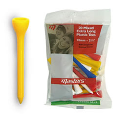 LONG Plastic Tees Pack of 20