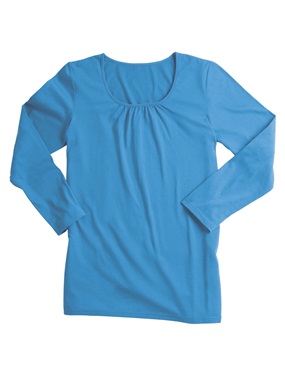 LONG Sleeved Pure Cotton Jersey T-shirt