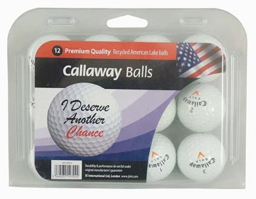 Longridge Callaway Hx Tour Refinished Golf Lake Balls - 12 Pk