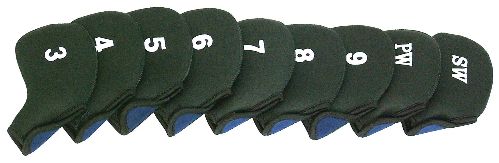 Longridge DELUXE NEOPRENE GOLF IRON COVER 3-SW BLACK