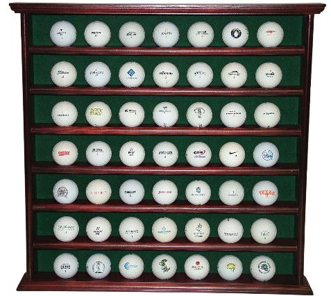 Longridge Golf Balls Wooden Cabinet Holds 49 Balls