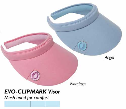Longridge Ladies Evo - Tourmark Golf Visor. Colours: Flamingo , Angel