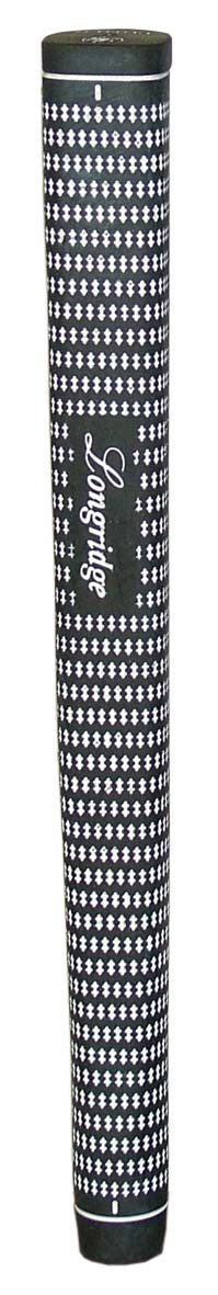 Longridge Velvet Mid Size Putter Golf Grip Black/White