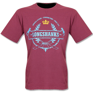 Longshanks Since 1272 T-Shirt - Maroon/Sky