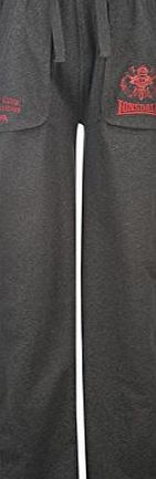 Lonsdale Mens Box LB Pant Elasticated Waist Loose Fit Drawstring Training Bottom Charcoal M Medium