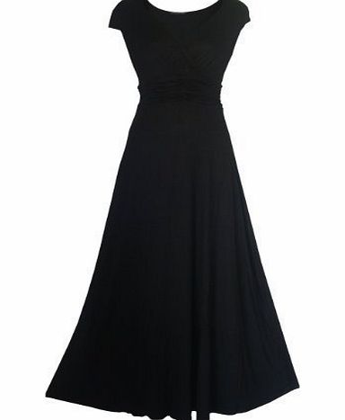 look for the stars LONG BLACK MAXI DRESS, EVENING / SUMMER BALL SIZE 16