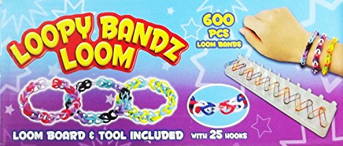 Loom Bands Friendship Bracelet Kit - 600 Latex Free Bands   24 S-Clips (1)