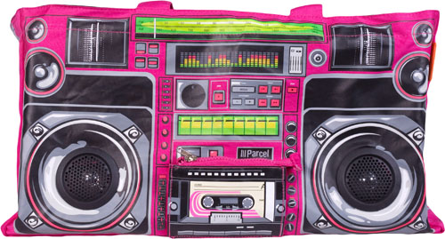 Loop NYC Ghettoblaster Bag With Speakers in Pink from Loop NC