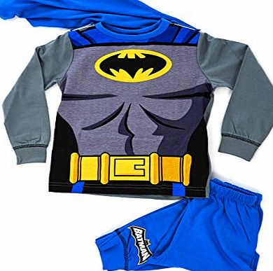 Lora Dora Kids Boys Fancy Dress Up Play Costumes / Pyjamas Nightwear Pjs Pjs Set Batman Party Size UK 5-6 Year