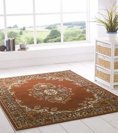 Lord of Rugs Very Large Traditional Classic Brown Rug 180 x 250 cm (511`` x 82``) Carpet