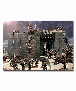 LORD OF THE RINGS Helms Deep Playset