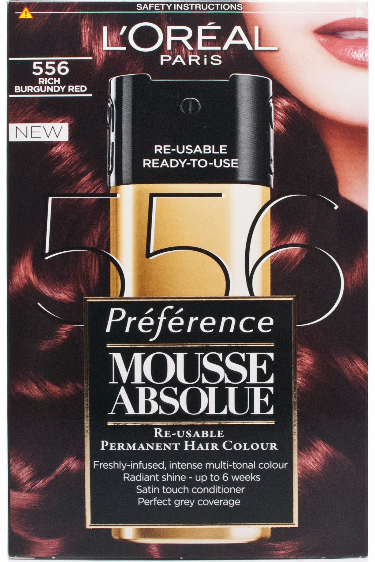 L'Oreal Mousse Absolue Rich Burgundy Red 556