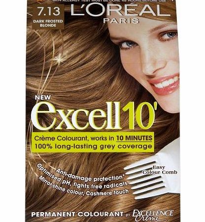 LOreal Paris Excell 10 Hair Colourant Dark Frosted Blonde 7.13